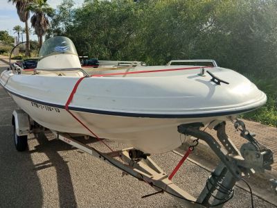 Jenneau Chantier console boat 4m 15HP outboard with trailer