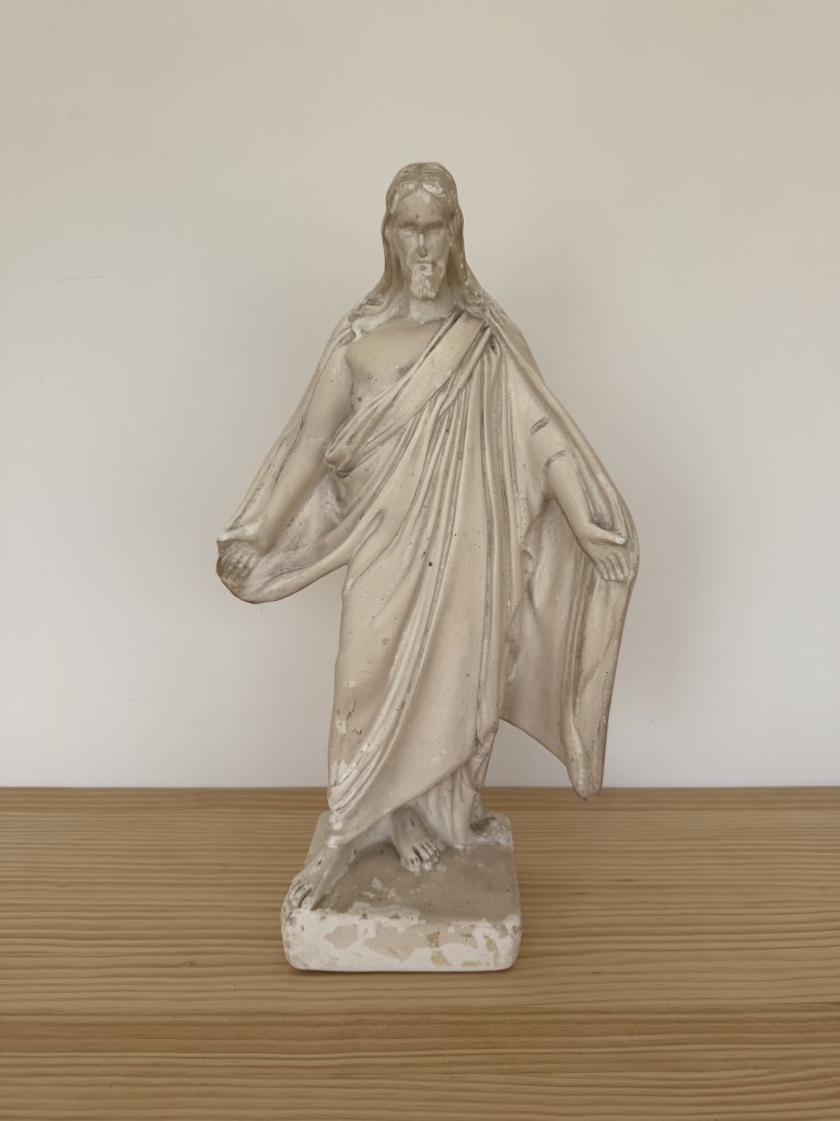 Jesus Figur aus Gips