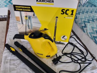 Kärcher SC1 steam cleaner complete with all accessories