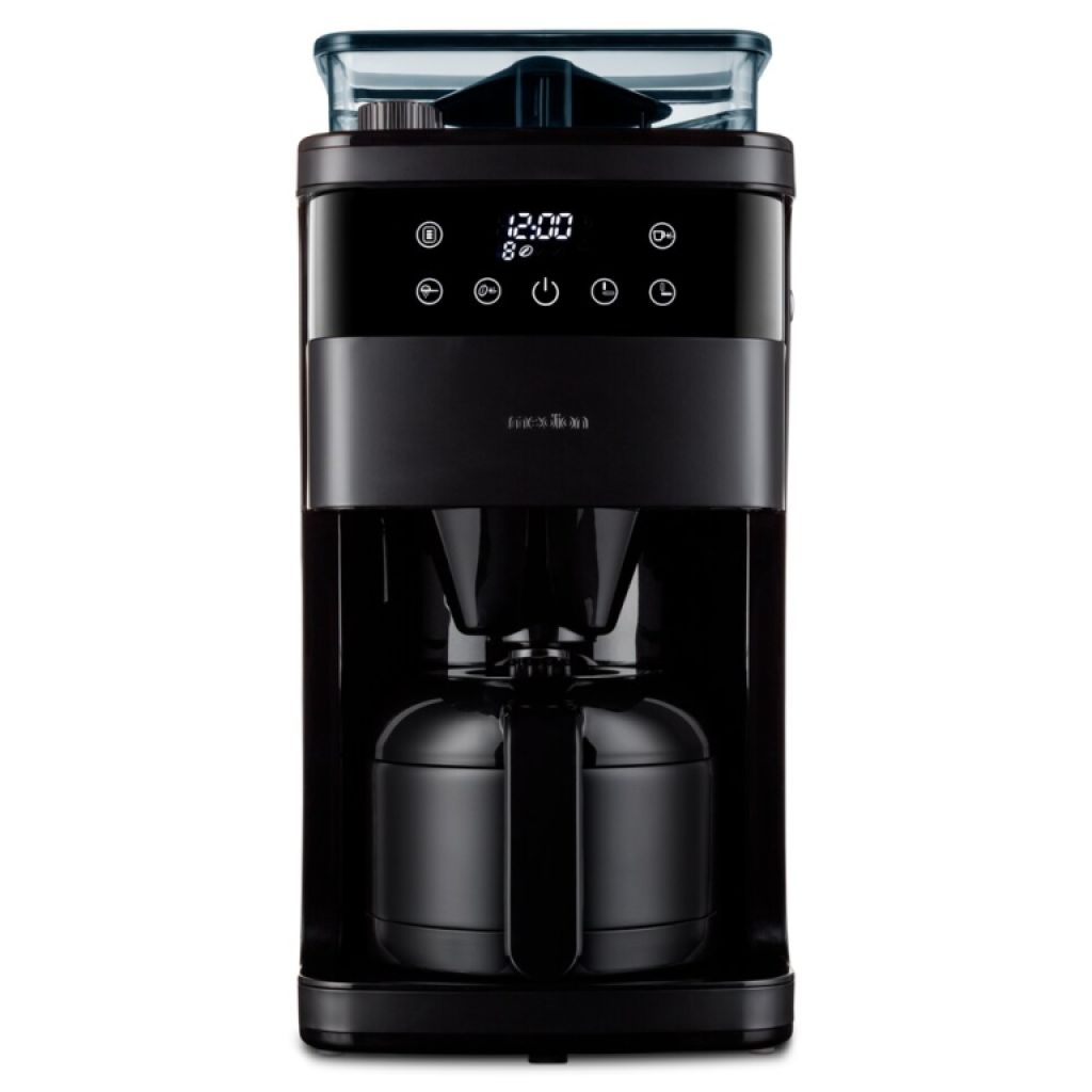 Kaffeemaschine mit Mahlwerk / MEDION MD 19911 schwarz