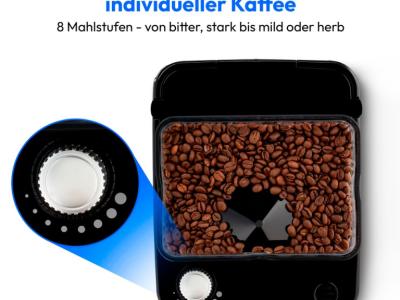 Coffee machine with grinder / MEDION MD 19911 black