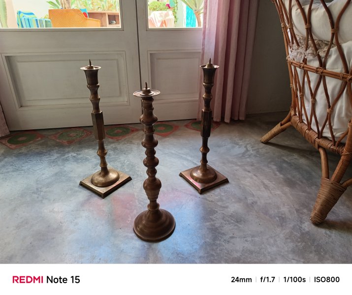 Candelabros de latón