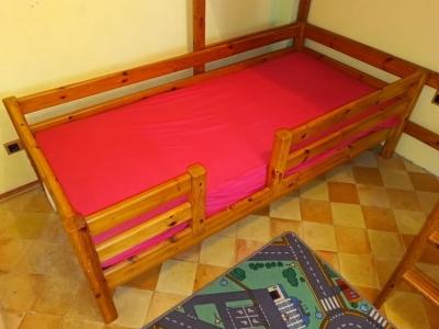 Kinderbett Stockbett Kombination m. Rutsche & Leitern Kinderzimmer