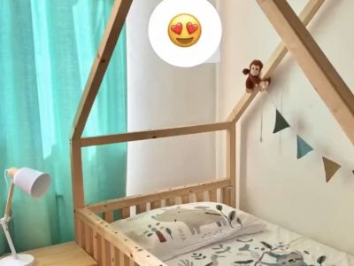 Kinderhaus-Bett