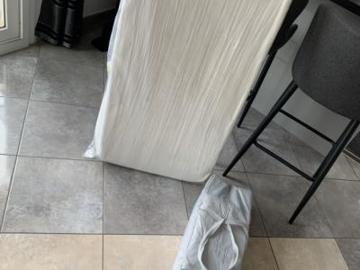 Child travel cot with mattress