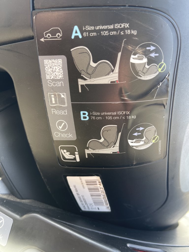 Kindersitz Britax Römer DUALFIX iSize + Modular iSense Base  Premium Komplettset