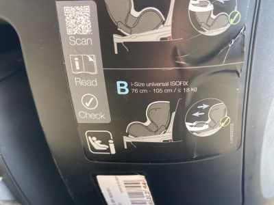 Kindersitz Britax Römer DUALFIX iSize + Modular iSense Base  Premium Komplettset