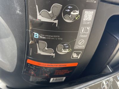 Kindersitz Britax Römer DUALFIX iSize + Modular iSense Base  Premium Komplettset