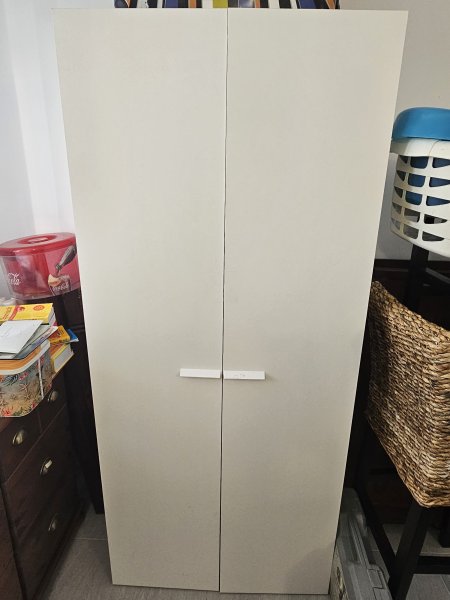 Kleiderschrank weiss 1.80x 80x52
