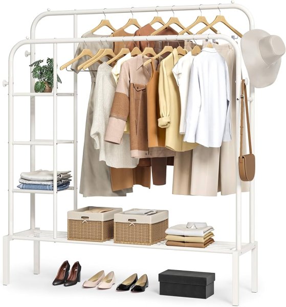 Double clothes rack