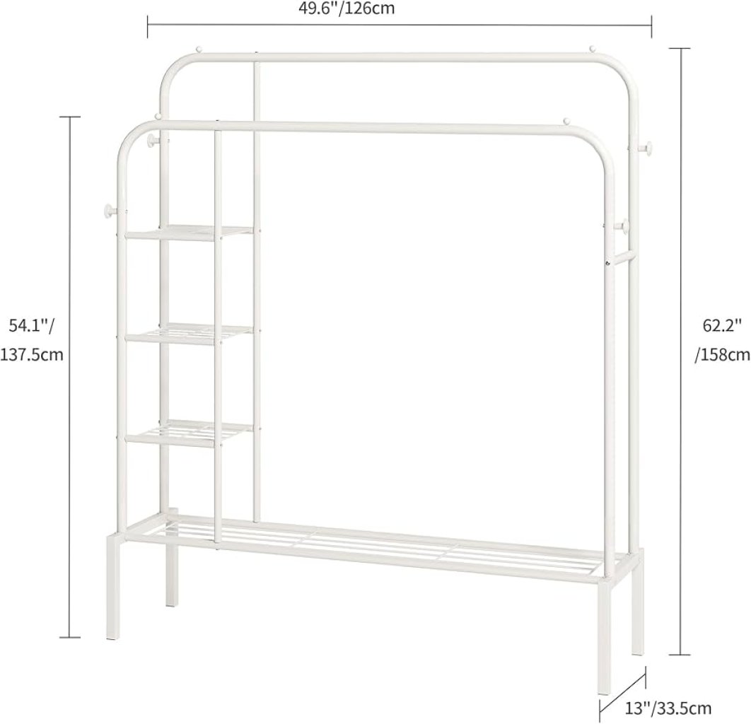 Double clothes rack