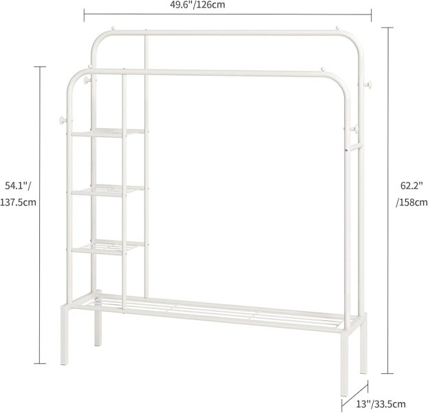 Double clothes rack
