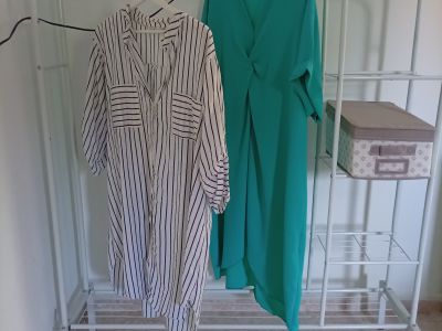 Double clothes rack