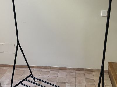 Clothing Rails 2 Pieces in Black