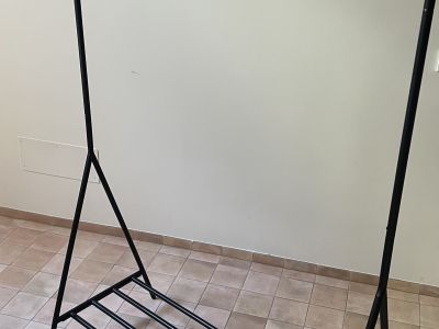 Clothing Rails 2 Pieces in Black