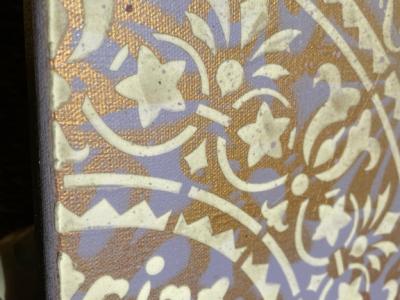 Small canvas with mandala symbol