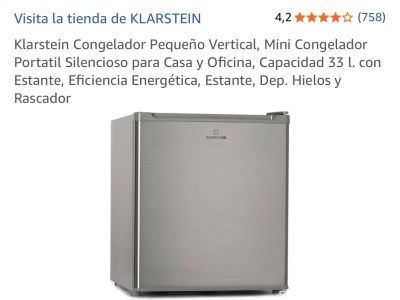 Kleiner Tiefkühlschrank von Klarstein