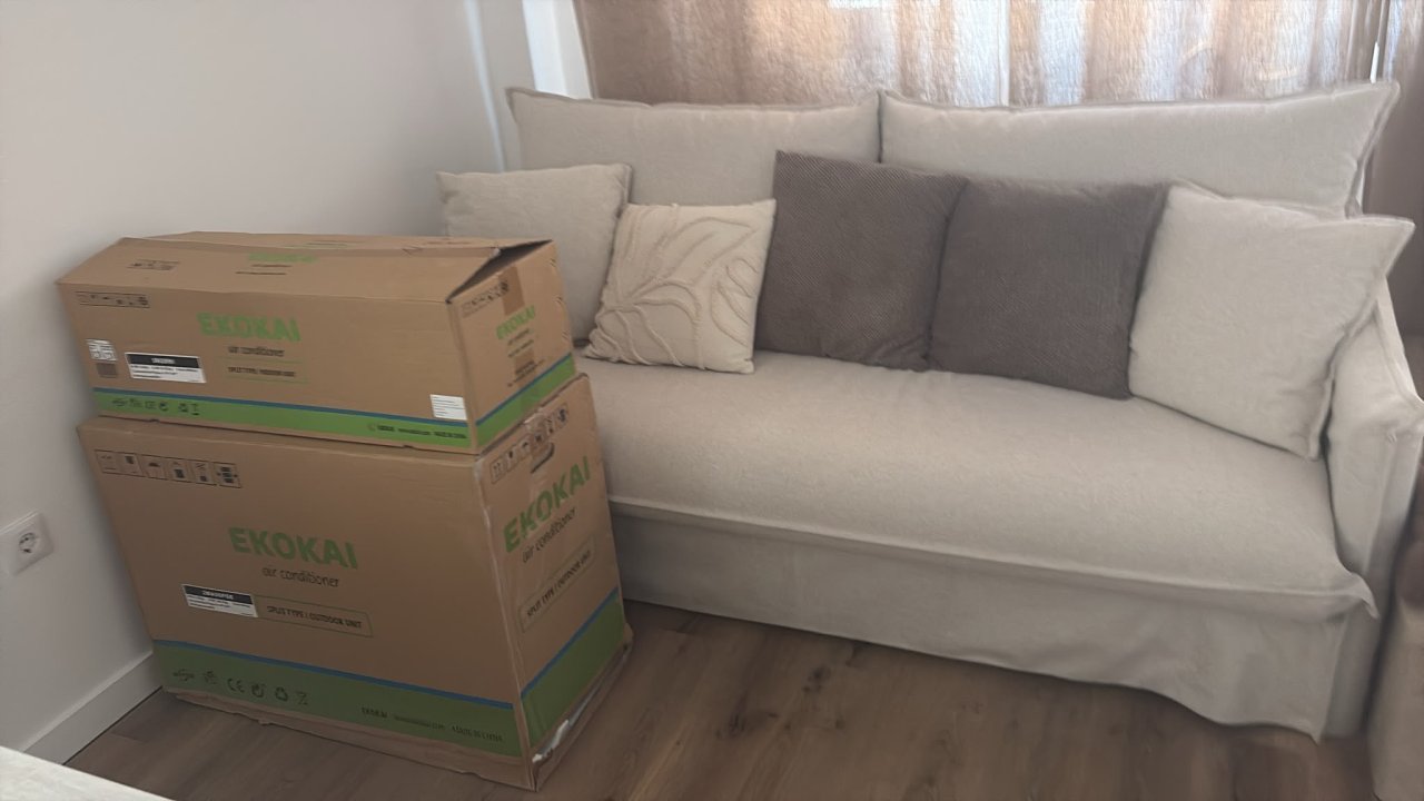 Conjunto de aire acondicionado con solo 1 año EKOKAI