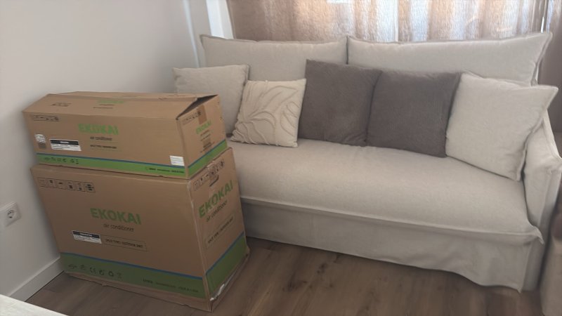 Conjunto de aire acondicionado con solo 1 año EKOKAI