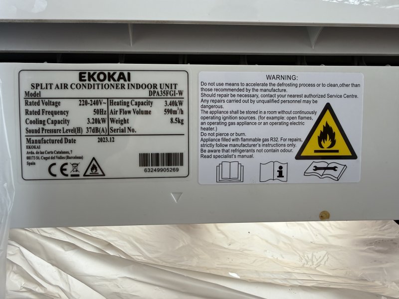 Conjunto de aire acondicionado con solo 1 año EKOKAI