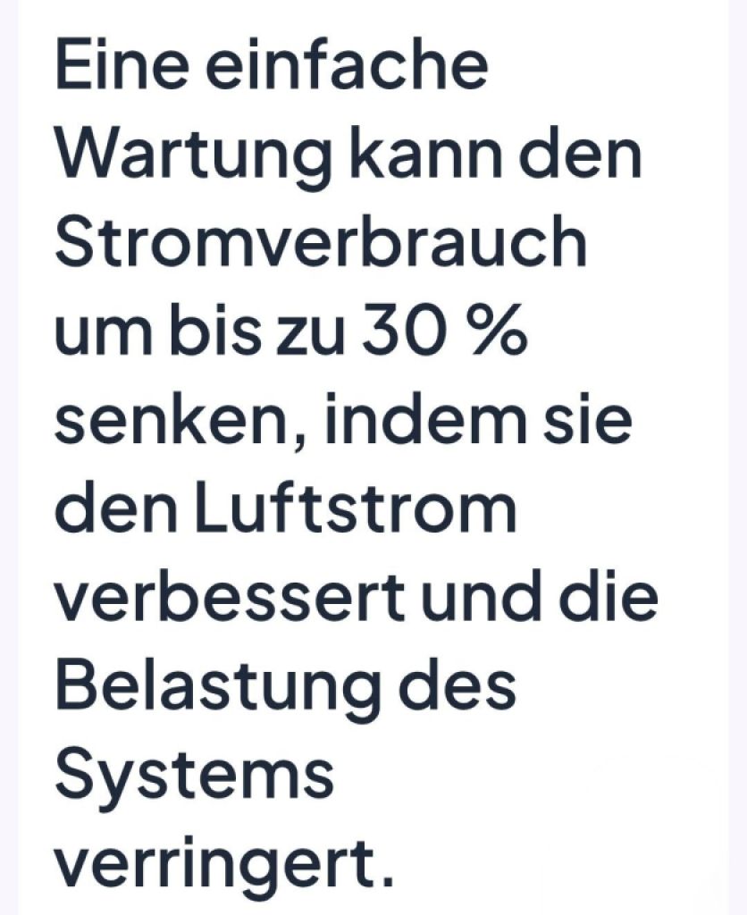 Klimaanlagen Reinigung und Desinfektion