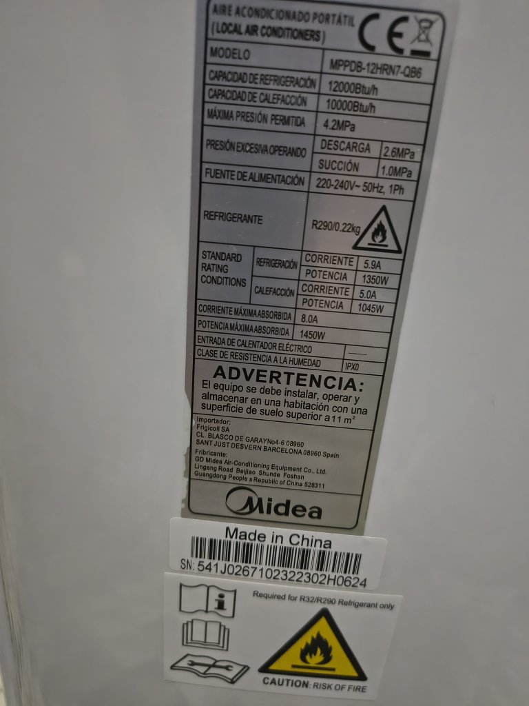 Portable air conditioner Midea