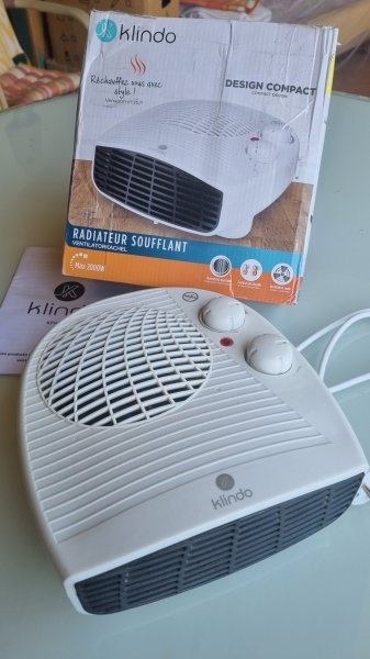 Klindo Kompakter Heizlüfter (max. 2000W)