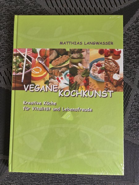 Vegan cookbook, still in original packaging