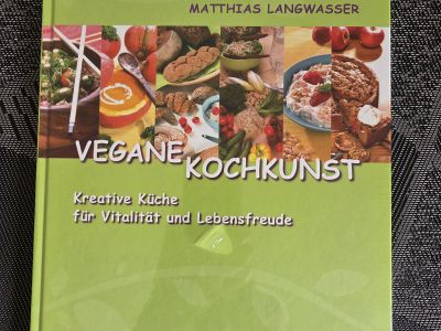 Vegan cookbook, still in original packaging