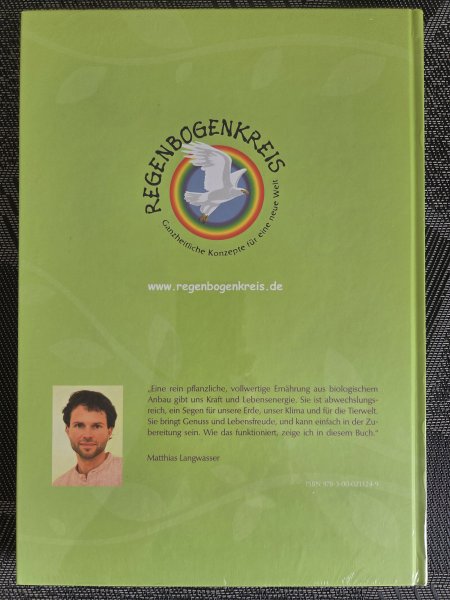 Vegan cookbook, still in original packaging