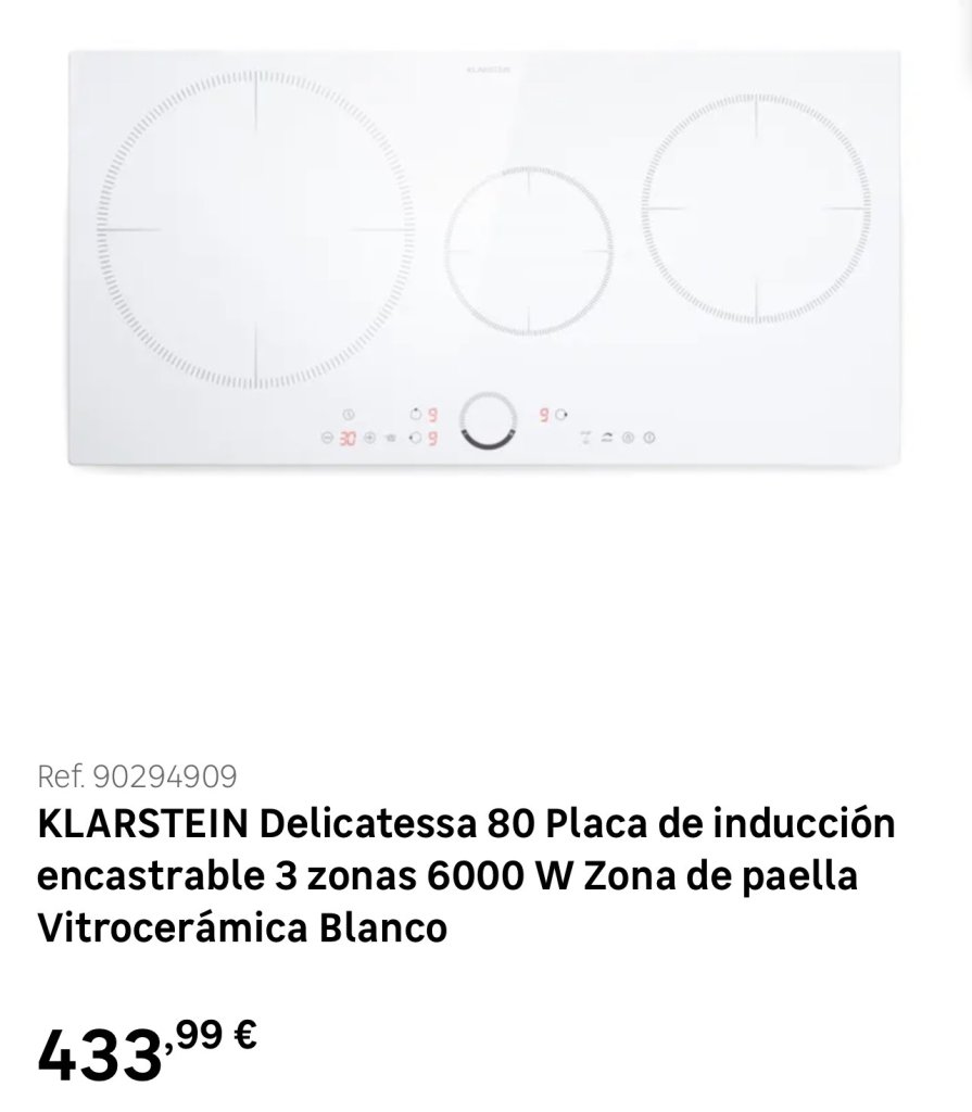 Klarstein Hob White