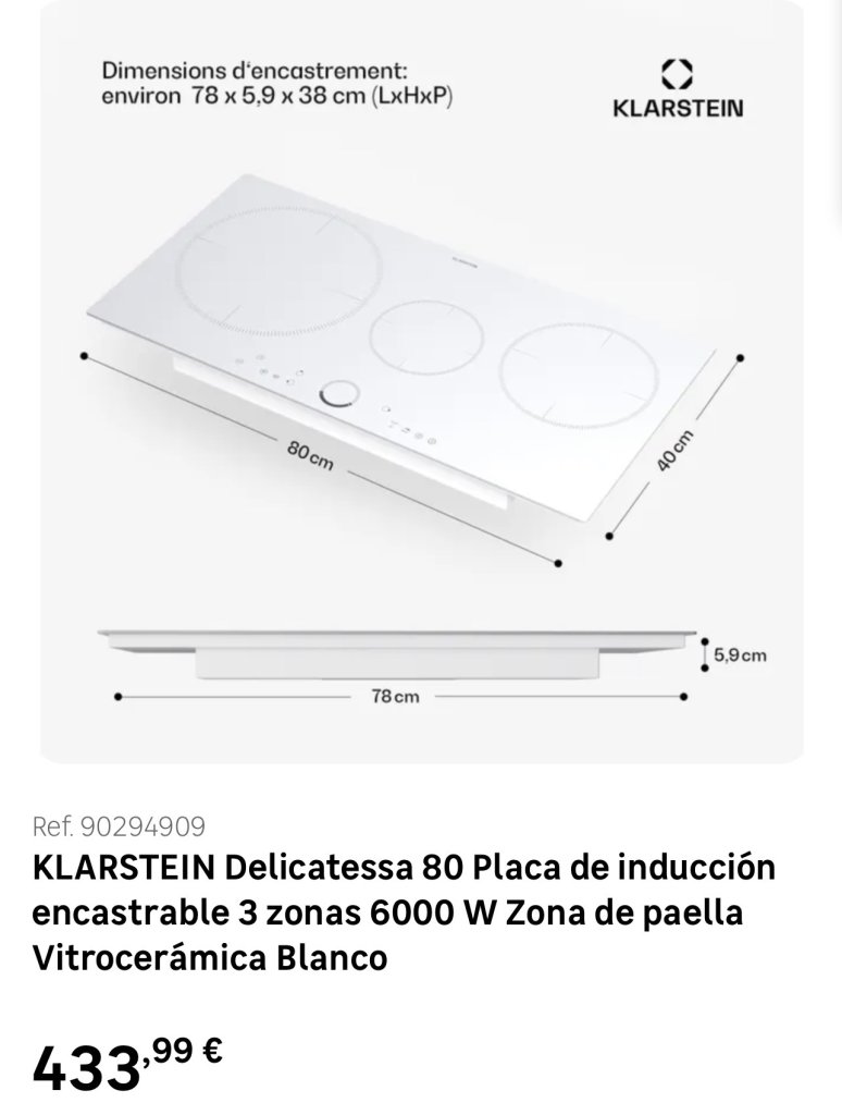Klarstein Hob White