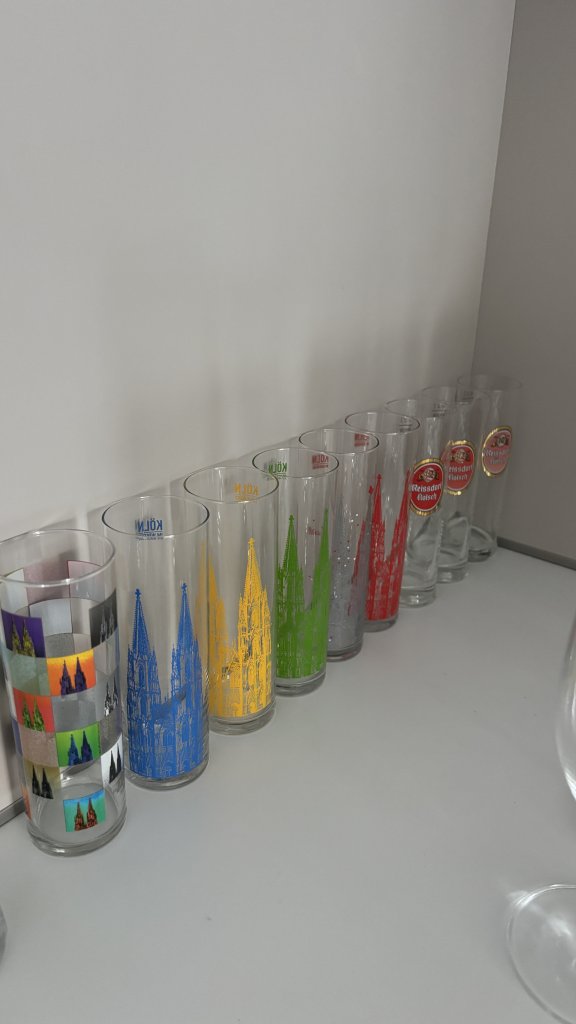 Kölsch glasses set / Kölsch rods - Seasons & Cologne Cathedral special edition
