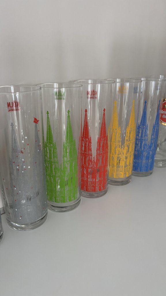 Kölsch glasses set / Kölsch rods - Seasons & Cologne Cathedral special edition