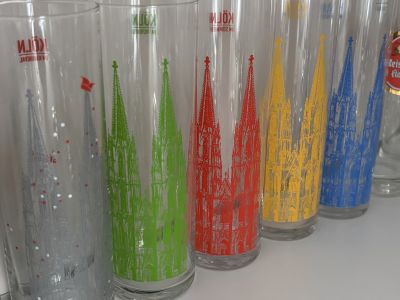 Kölsch glasses set / Kölsch rods - Seasons & Cologne Cathedral special edition