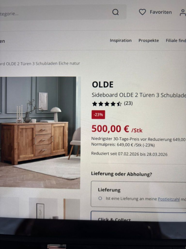 Cómoda de madera maciza