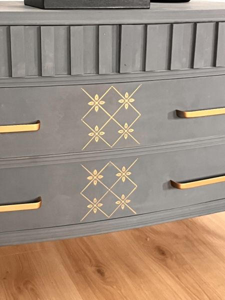 Chest of drawers - drawer cabinet antique refurbished