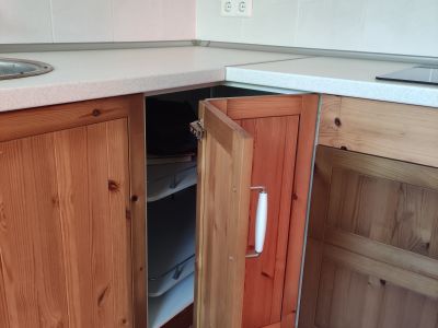 Cocina completa sin usar
