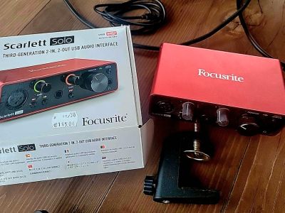 Komplettes Recording- und Podcast-Set – Focusrite Scarlett Solo + Samson C01