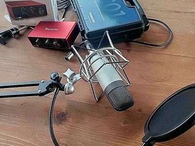 Komplettes Recording- und Podcast-Set – Focusrite Scarlett Solo + Samson C01