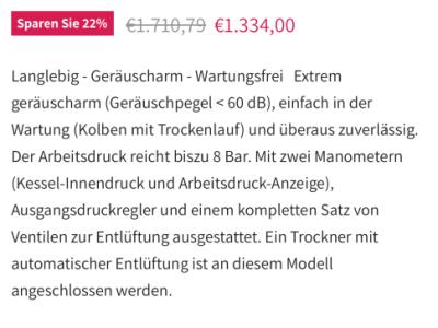 Oil-free compressor with dryer