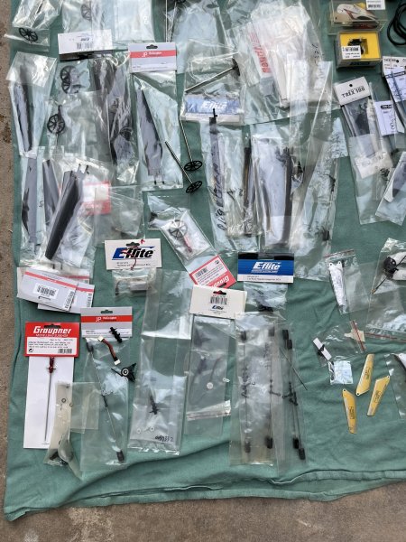 Lot of Helicopters & Drones with Many Spare Parts for Sale!