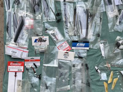Lot of Helicopters & Drones with Many Spare Parts for Sale!