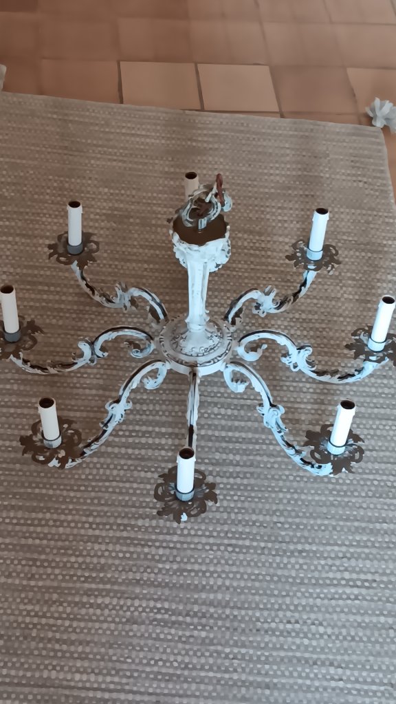 Kronleuchter massiv Messing