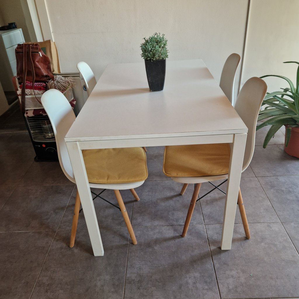 Kitchen table and four chairs