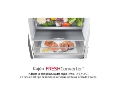 Refrigerator, fridge-freezer combination, LG, freezer, 2 m