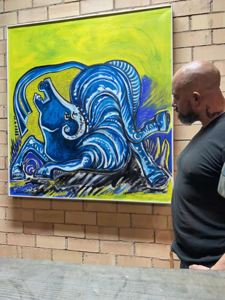 Kunstgalerie auf Mallorca - At Kinsky Art & Living in Port Andratx präsentiert Anne Jaroussie