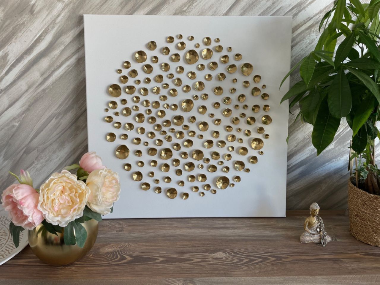 Lienzo artístico con decoración