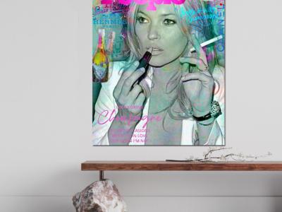 Artwork with neon lettering and your desired name