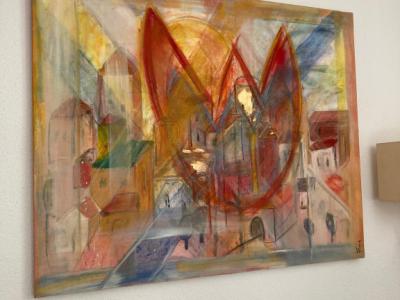 Artwork by Winfried Flach - "Bright Village"